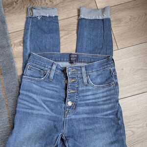 J. Crew Women's Cropped Blue Jeans